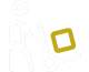 A yellow and white abstract image with the word " no ".