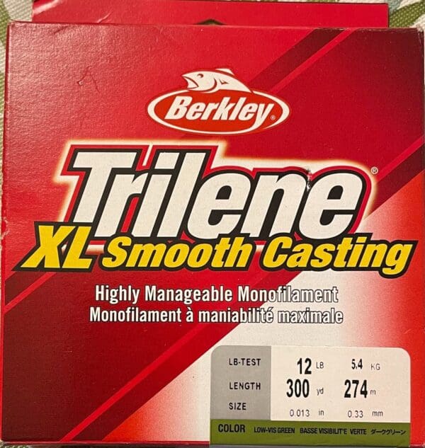 Berkley Trilene XL Fishing Line 330 yd Low-Vis Green 12 Lb Test