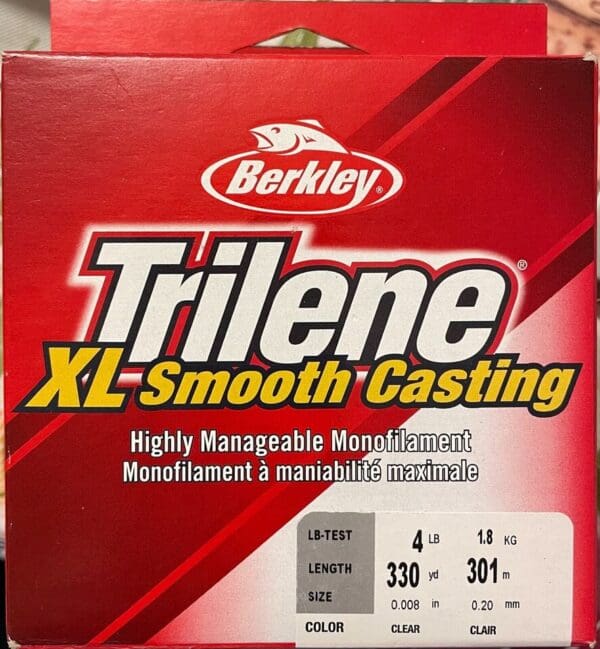 Berkley Trilene XL Fishing Line 330 yd Clear 4 Lb Test