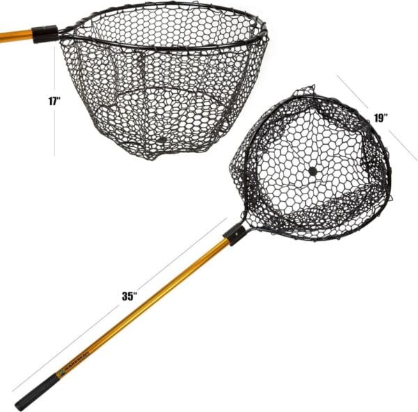 Wakeman Fishing Net Telescoping Handle Collection Collapsible Adjustable Landing - Image 2