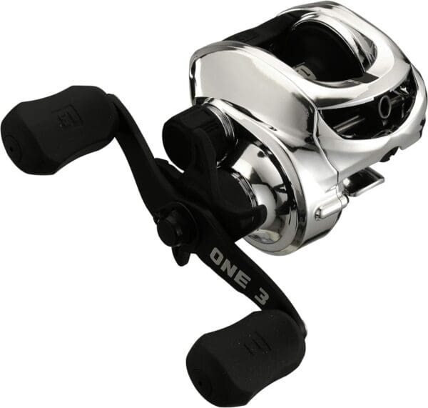 13 FISHING Origin Chrome 8.1:1 Gear Ratio RH Low Profile Baitcast Reel OCRM8.1