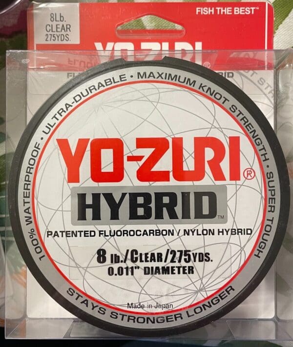 Yo-Zuri 8 HB 275 Clear Hybrid 8 Lb Cl 275 Yd Fishing Line