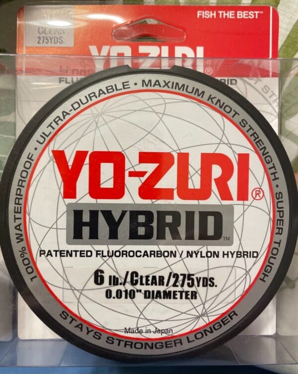 Yo-Zuri 6 HB 275 Clear Hybrid 6 Lb Clear 275 Yd Fishing Line