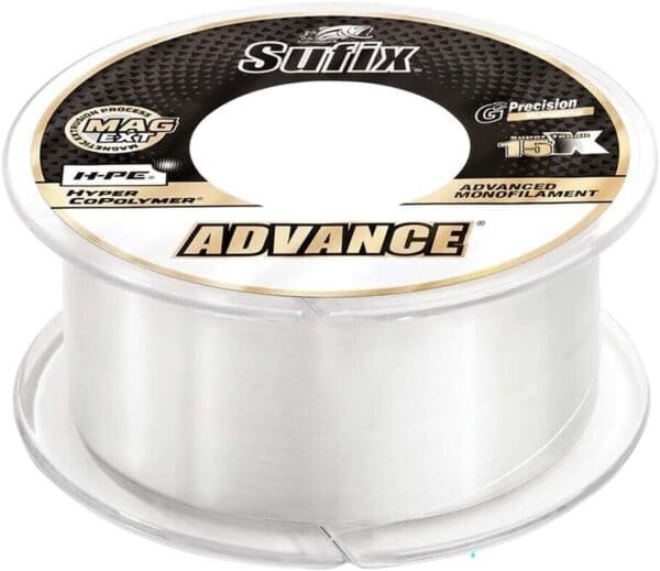 Sufix Advance Clear Monofilament 10 Lb 330 Yard Spools - Freshwater Fishing Line - Image 3