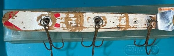 Vintage Suick Muskie Thriller Lure with Box 9 Inch Wooden Lure - Image 2