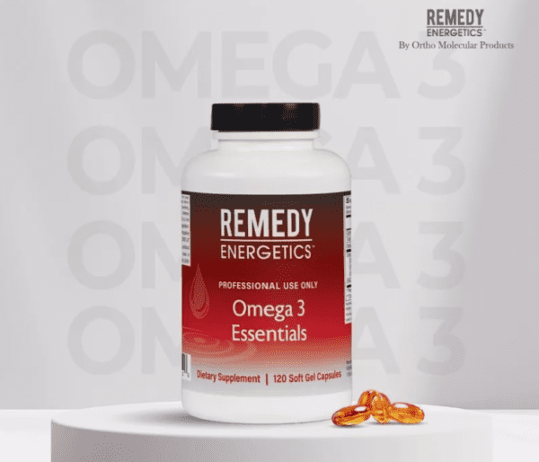 Remedy Energetics Omega 3 Essentials 120 Soft Gels EPA DHA DPA OrthOmega 820 Ortho Molecular Products - Image 2